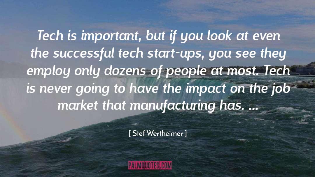 Stef Wertheimer Quotes: Tech is important, but if