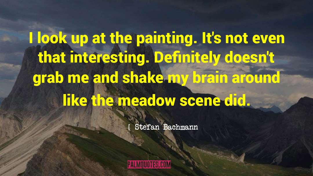 Stefan Bachmann Quotes: I look up at the