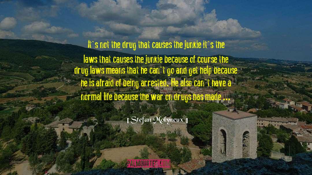 Stefan Molyneux Quotes: It's not the drug that