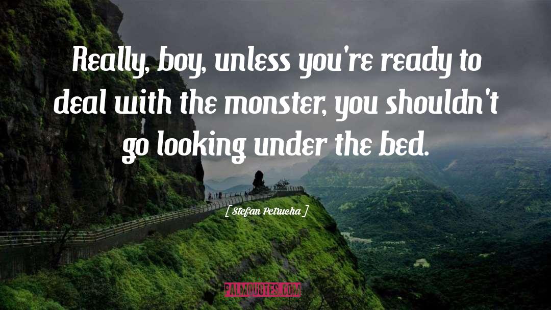 Stefan Petrucha Quotes: Really, boy, unless you're ready