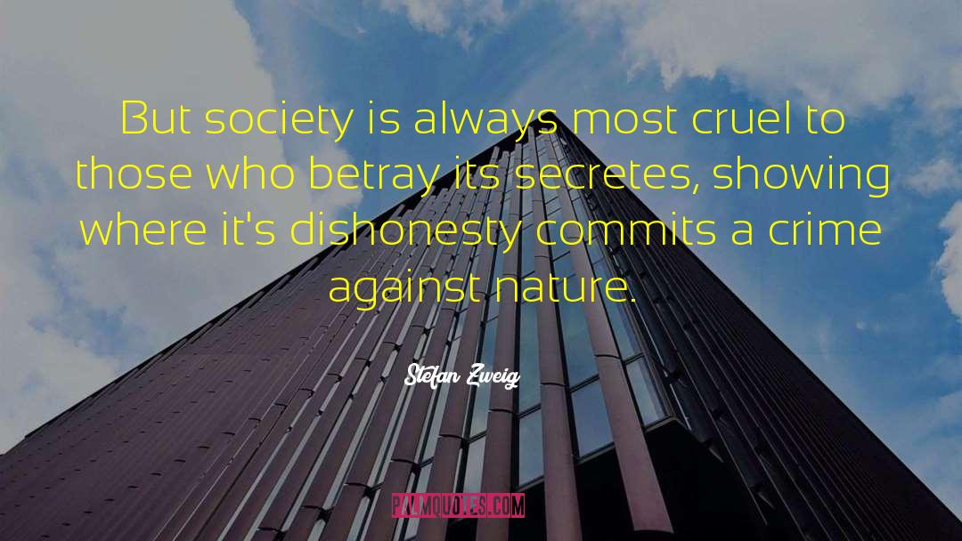 Stefan Zweig Quotes: But society is always most