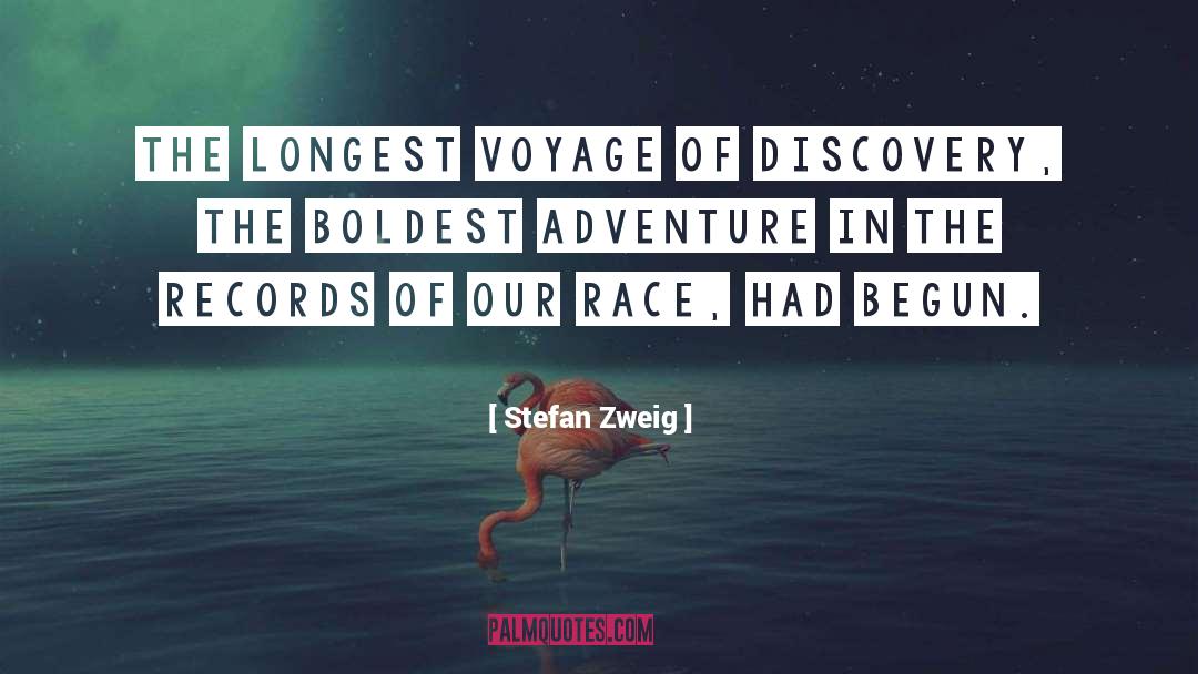 Stefan Zweig Quotes: The longest voyage of discovery,