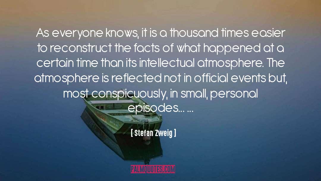 Stefan Zweig Quotes: As everyone knows, it is
