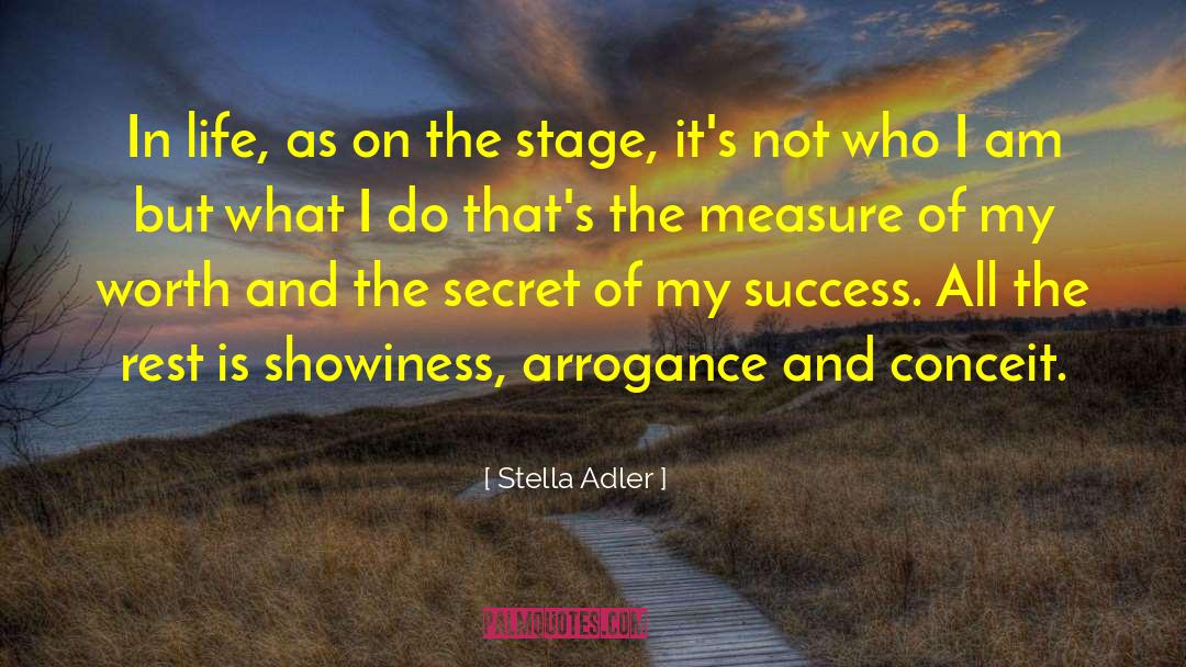Stella Adler Quotes: In life, as on the