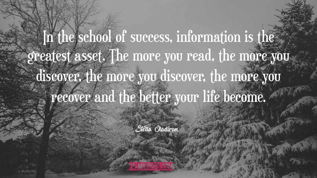 Stella Oladiran Quotes: In the school of success,