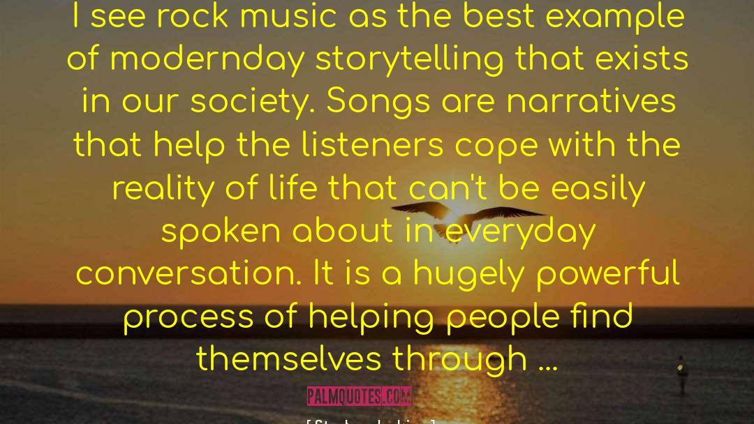 Stephan Jenkins Quotes: I see rock music as