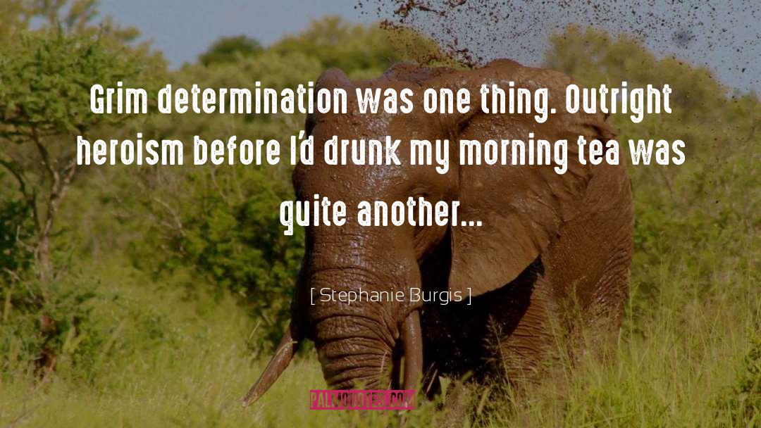 Stephanie Burgis Quotes: Grim determination was one thing.