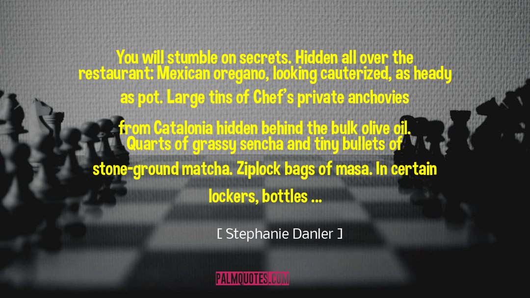 Stephanie Danler Quotes: You will stumble on secrets.