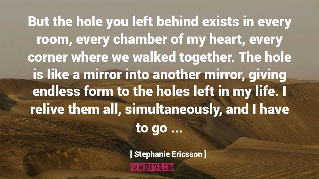 Stephanie Ericsson Quotes: But the hole you left