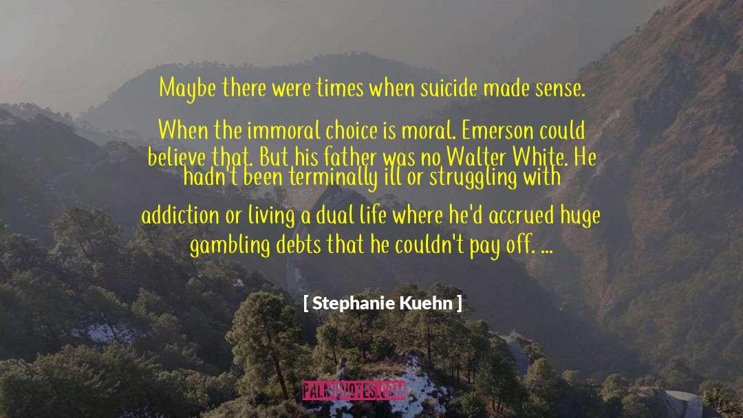 Stephanie Kuehn Quotes: Maybe there were times when