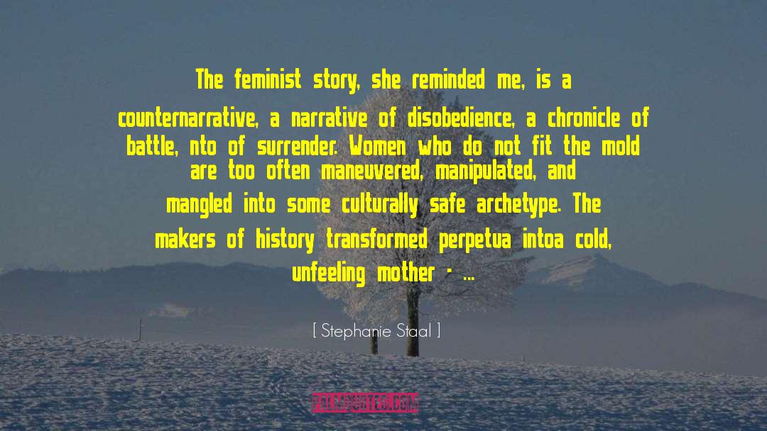 Stephanie Staal Quotes: The feminist story, she reminded
