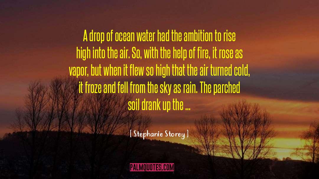 Stephanie Storey Quotes: A drop of ocean water