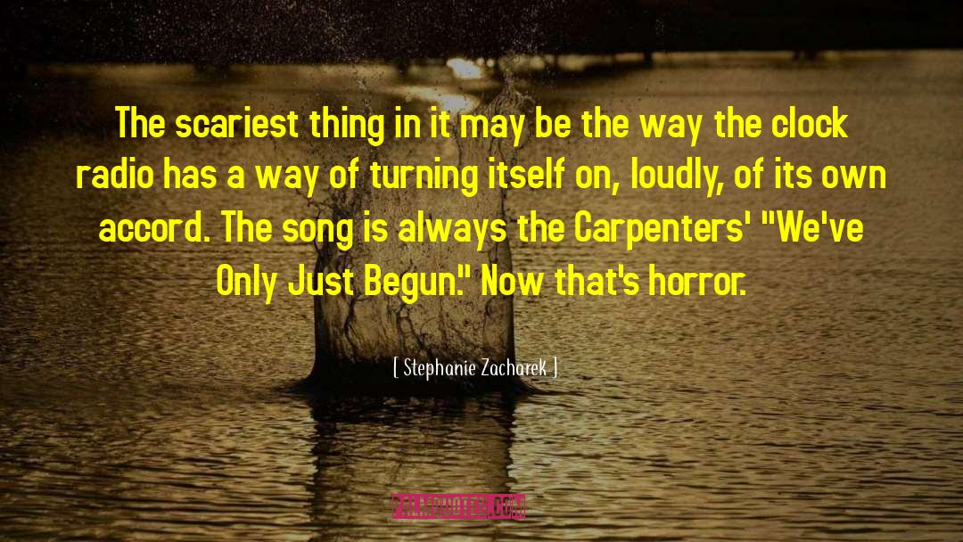 Stephanie Zacharek Quotes: The scariest thing in it