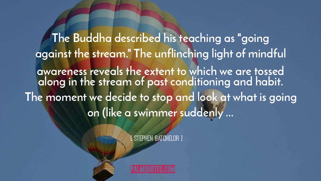 Stephen Batchelor Quotes: The Buddha described his teaching