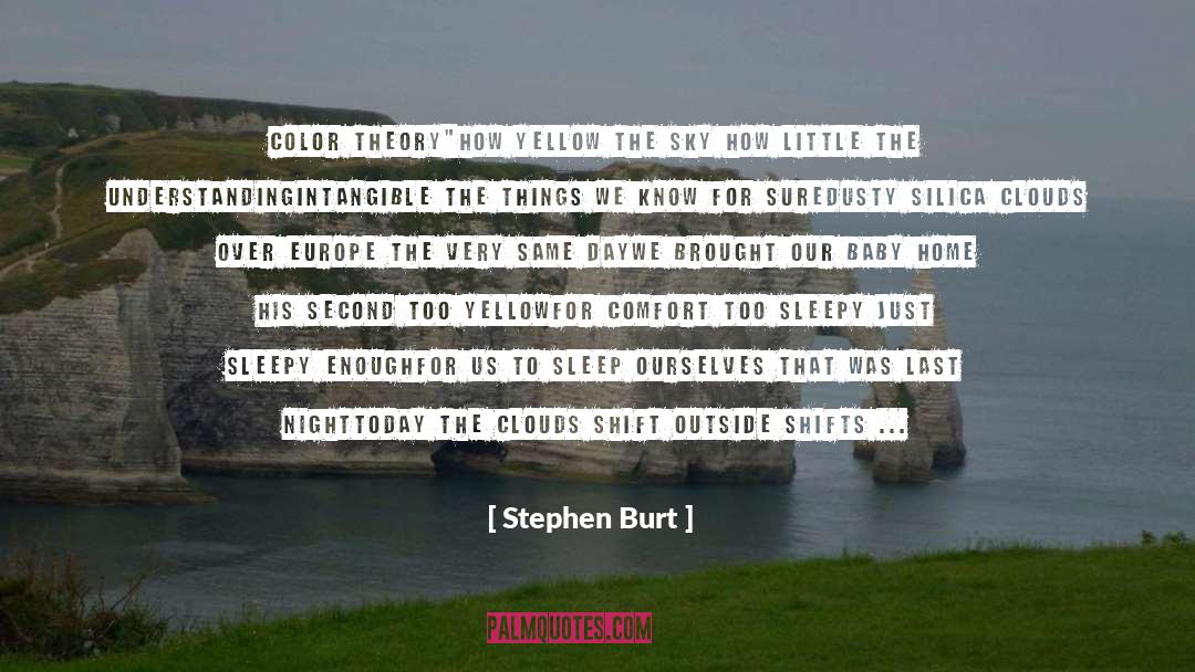 Stephen Burt Quotes: Color Theory