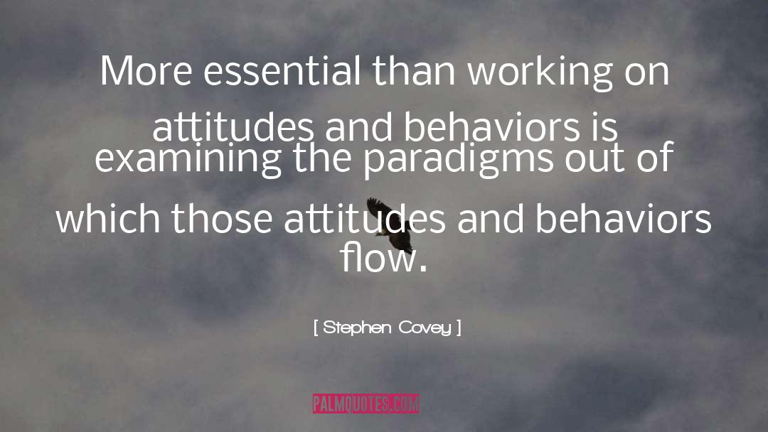 Stephen Covey Quotes: More essential than working on