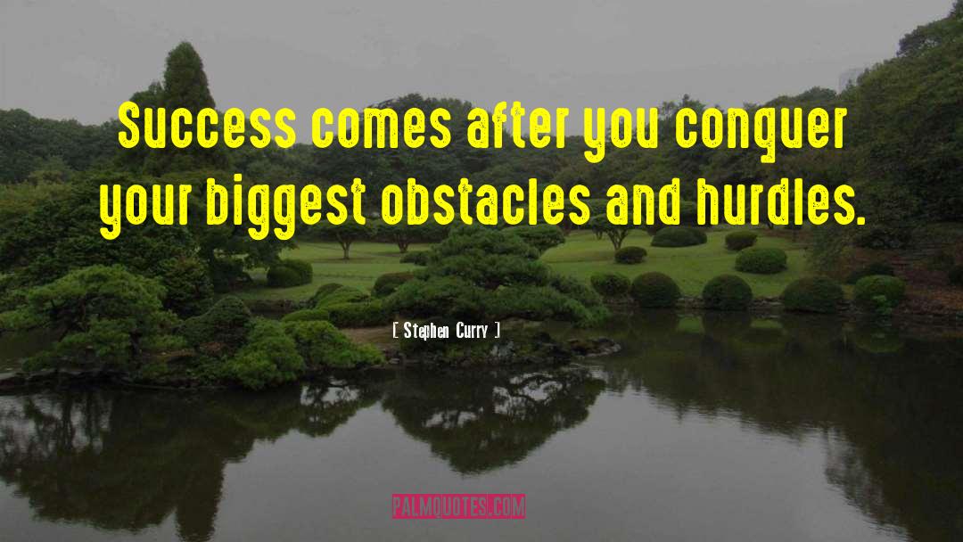 Stephen Curry Quotes: Success comes after you conquer