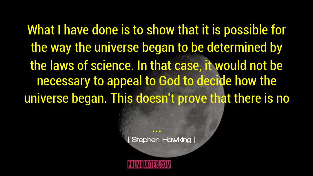 Stephen Hawking Quotes: What I have done is