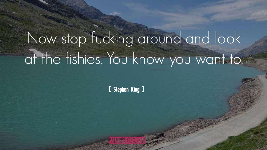Stephen King Quotes: Now stop fucking around and