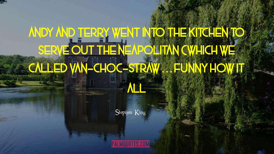 Stephen King Quotes: Andy and Terry went into