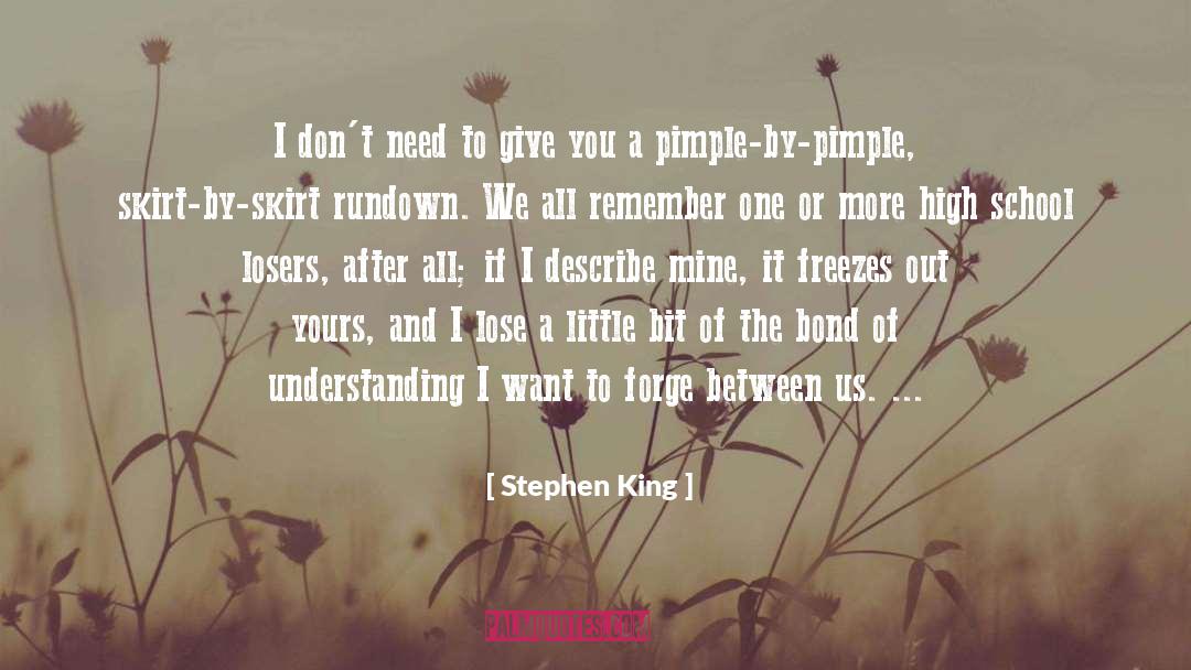 Stephen King Quotes: I don't need to give