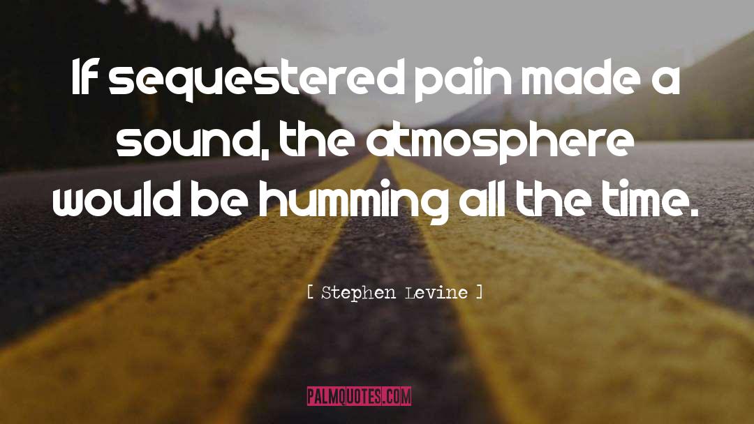 Stephen Levine Quotes: If sequestered pain made a