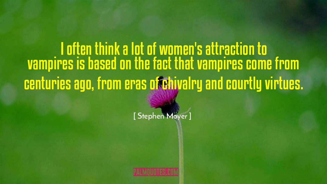 Stephen Moyer Quotes: I often think a lot