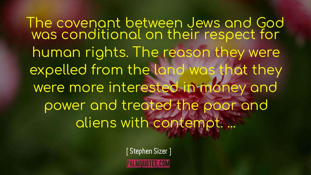 Stephen Sizer Quotes: The covenant between Jews and