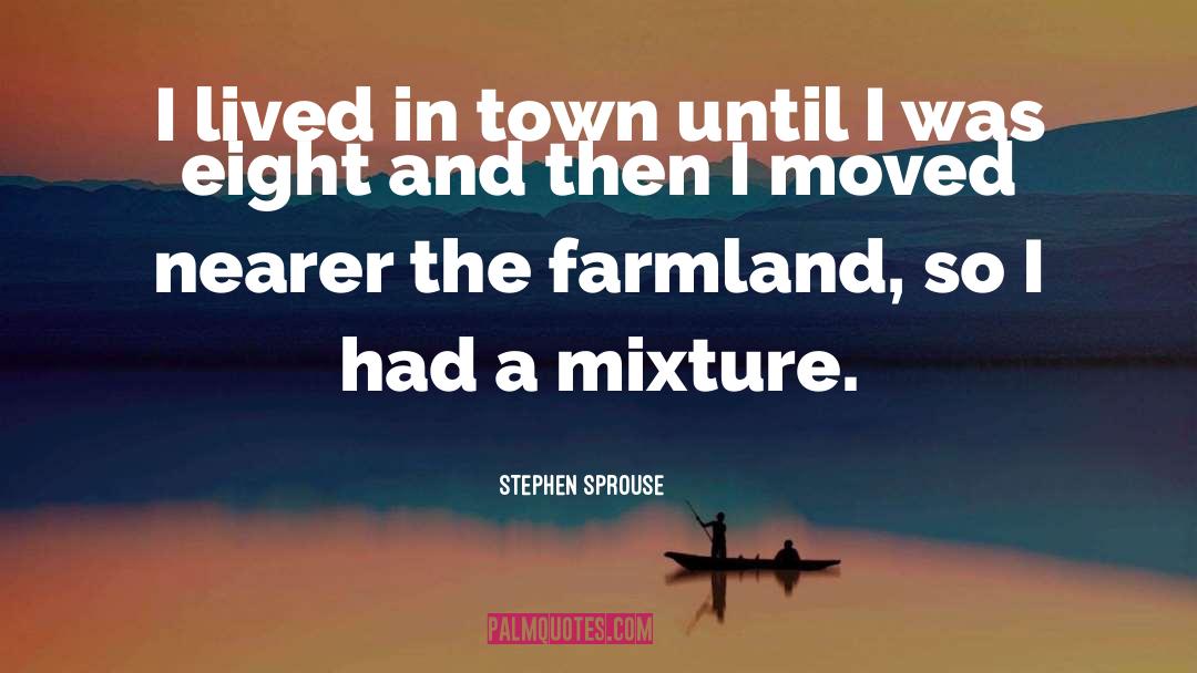Stephen Sprouse Quotes: I lived in town until