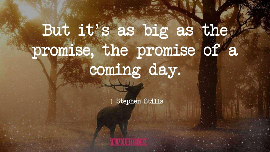 Stephen Stills Quotes: But it's as big as