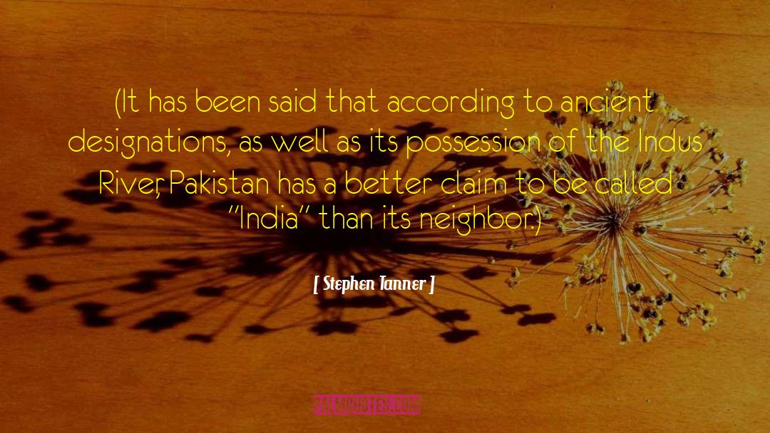 Stephen Tanner Quotes: (It has been said that