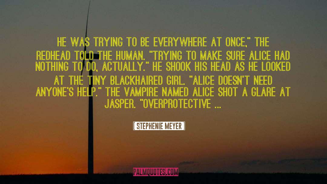 Stephenie Meyer Quotes: He was trying to be