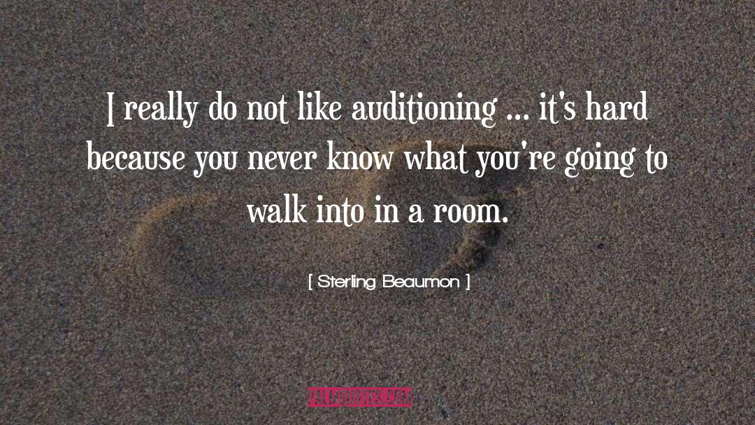 Sterling Beaumon Quotes: I really do not like