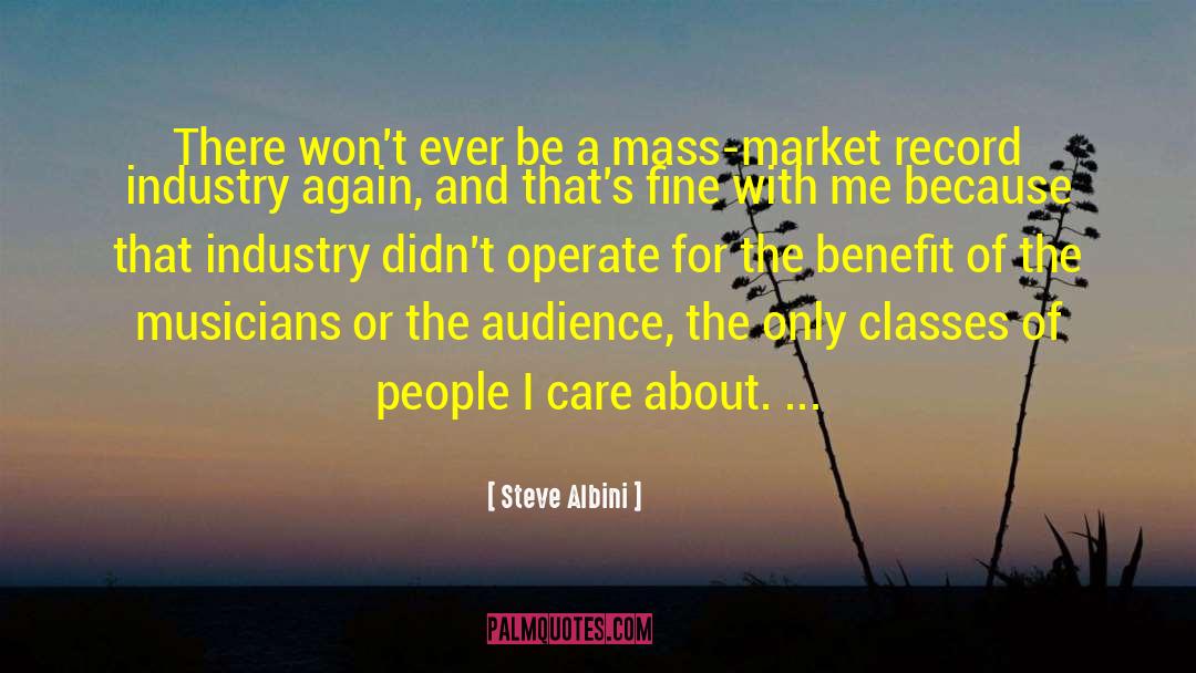 Steve Albini Quotes: There won't ever be a