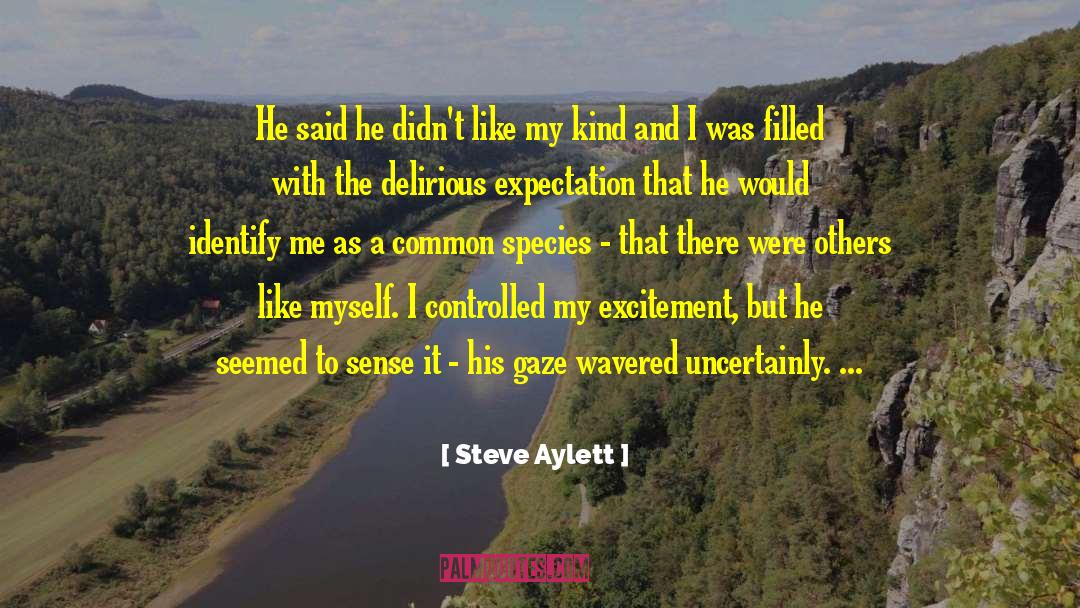 Steve Aylett Quotes: He said he didn't like