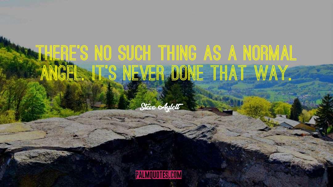 Steve Aylett Quotes: There's no such thing as