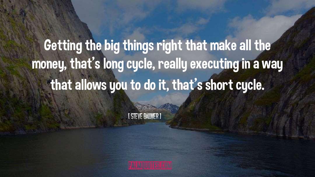 Steve Ballmer Quotes: Getting the big things right