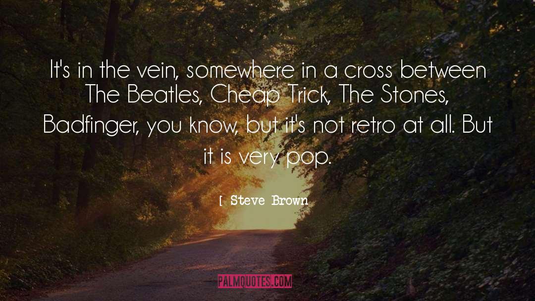Steve Brown Quotes: It's in the vein, somewhere