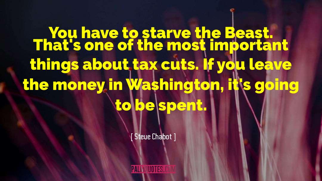 Steve Chabot Quotes: You have to starve the