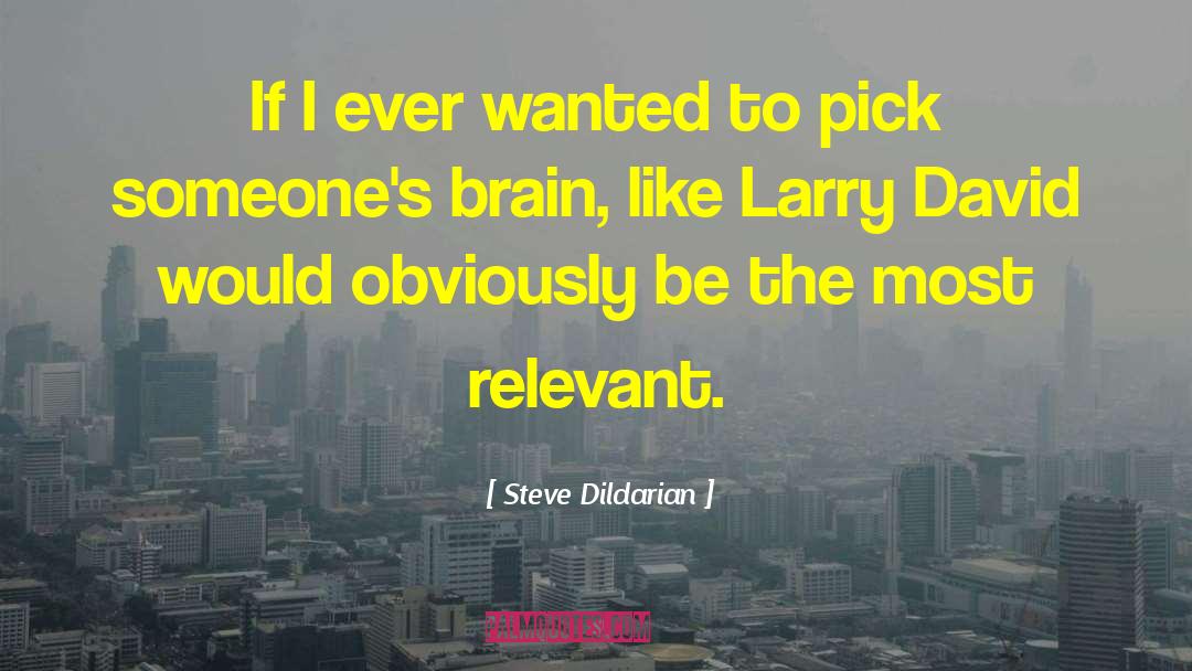 Steve Dildarian Quotes: If I ever wanted to