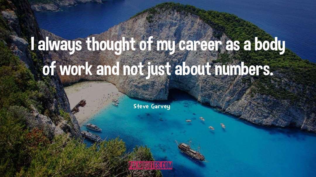 Steve Garvey Quotes: I always thought of my