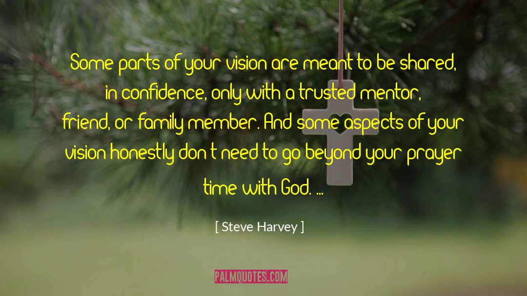 Steve Harvey Quotes: Some parts of your vision