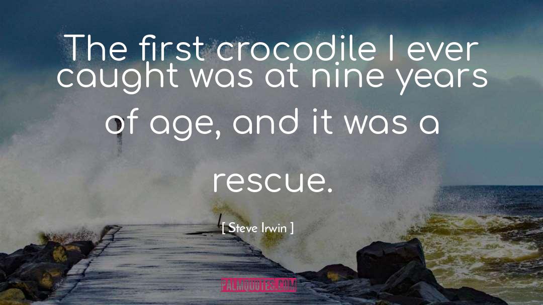 Steve Irwin Quotes: The first crocodile I ever