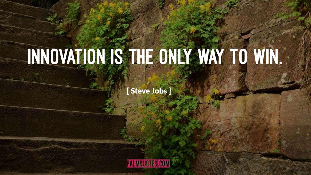 Steve Jobs Quotes: Innovation is the only way