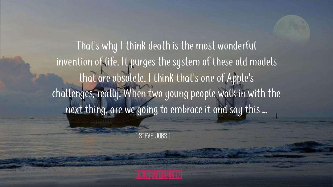 Steve Jobs Quotes: That's why I think death