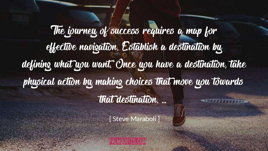 Steve Maraboli Quotes: The journey of success requires