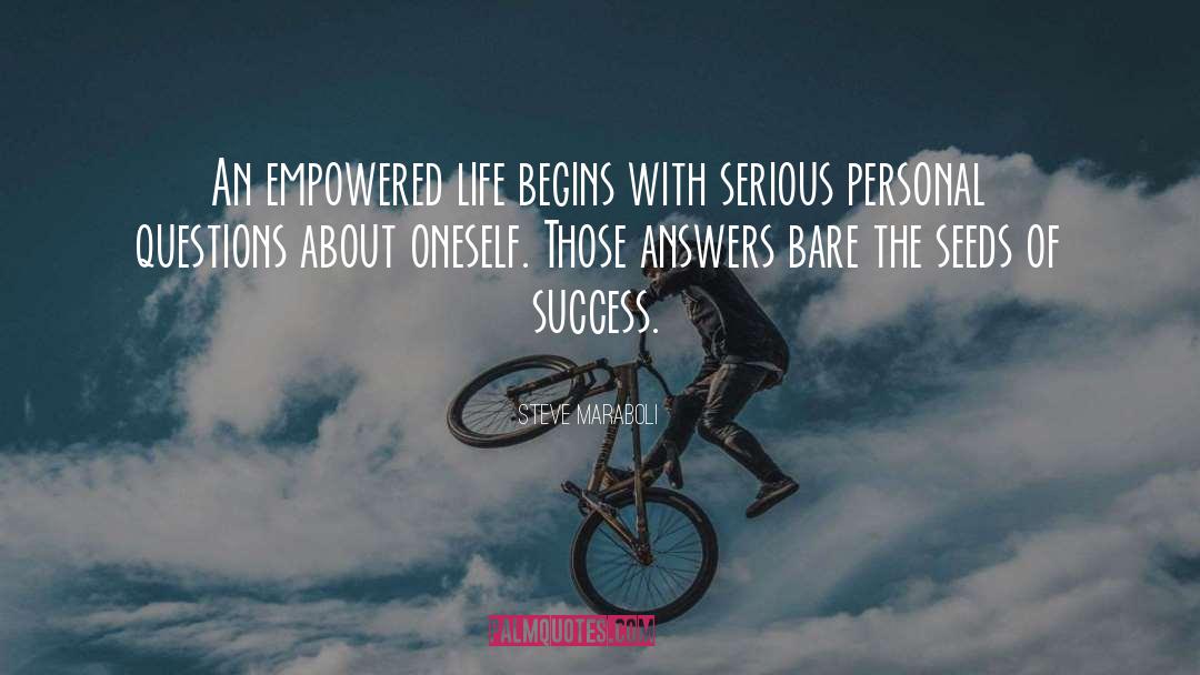 Steve Maraboli Quotes: An empowered life begins with