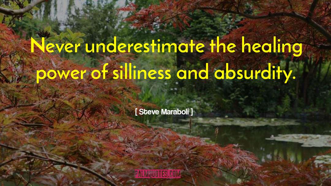 Steve Maraboli Quotes: Never underestimate the healing power