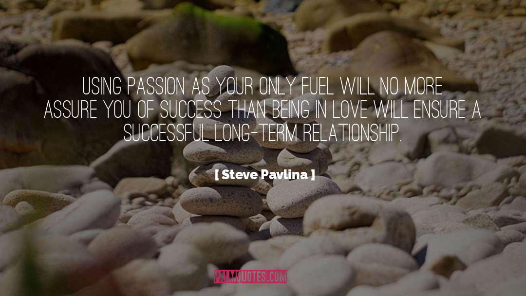 Steve Pavlina Quotes: Using passion as your only
