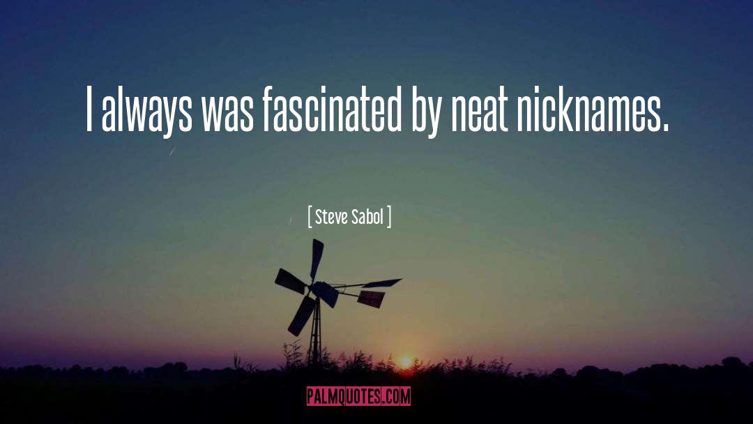 Steve Sabol Quotes: I always was fascinated by